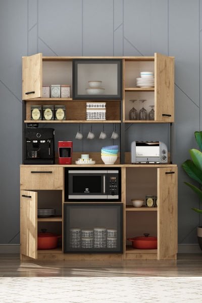 Leny 3 Kapaklı Kahve Köşesi