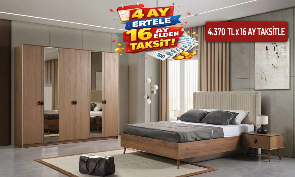Outlet Tosko Yatak Odası Takımı