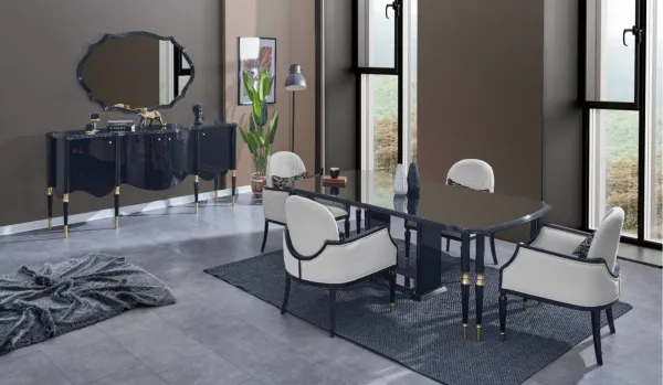 Viyana Art Deco Yemek Odası Takımı