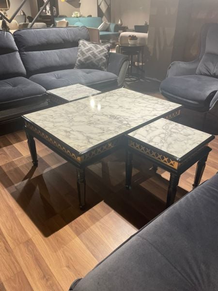 Outlet Sarı Avangart Orta Sehpa