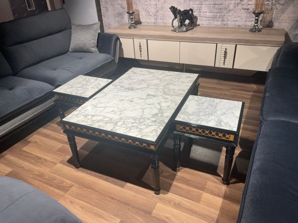 Outlet Sarı Avangart Orta Sehpa