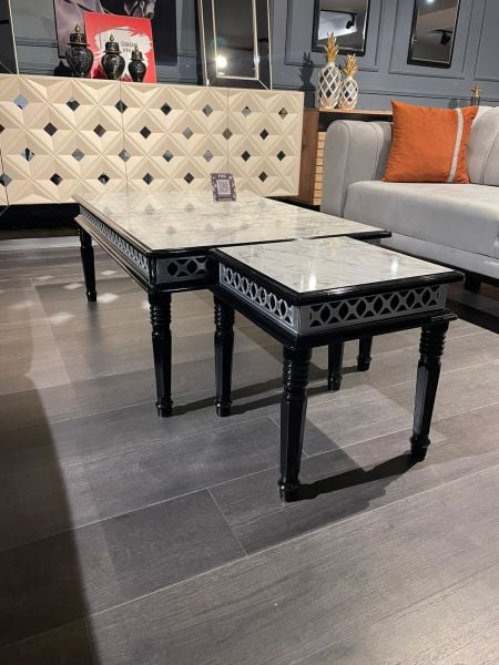 Outlet Sarı Avangart Orta Sehpa
