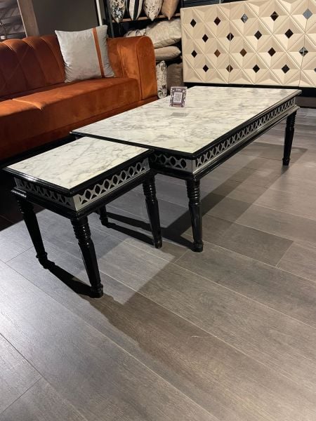Outlet Sarı Avangart Orta Sehpa