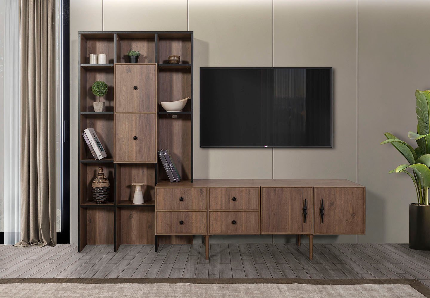 Outlet Retro Tv Ünitesi