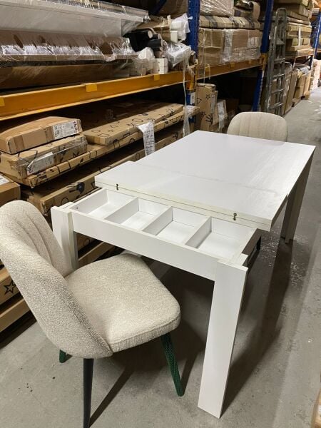 Outlet White Masa + 6 Sandalye