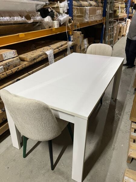 Outlet White Masa + 6 Sandalye