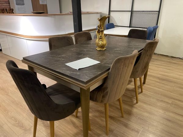 Outlet Ahşap Yemek Odası Takımı
