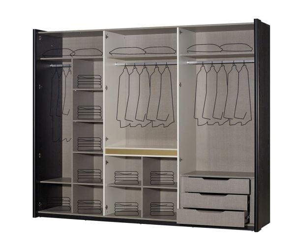 Venüs Modern 6 Kapaklı Gardolap