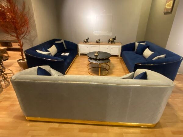 Outlet Genova 3 Adet 3'lü Koltuk