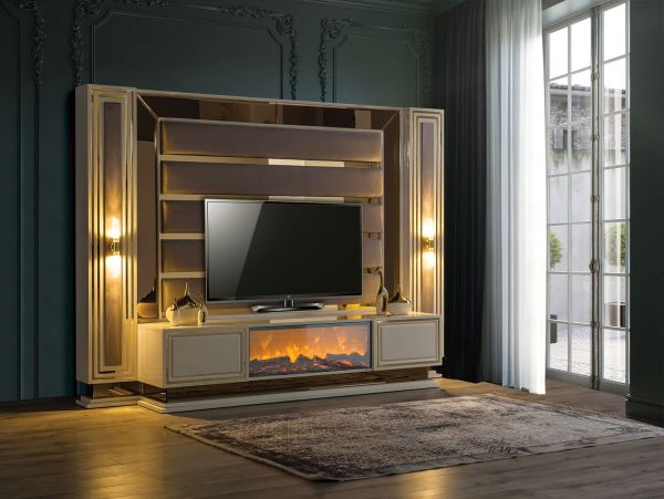 Mona Şömineli Tv Ünitesi