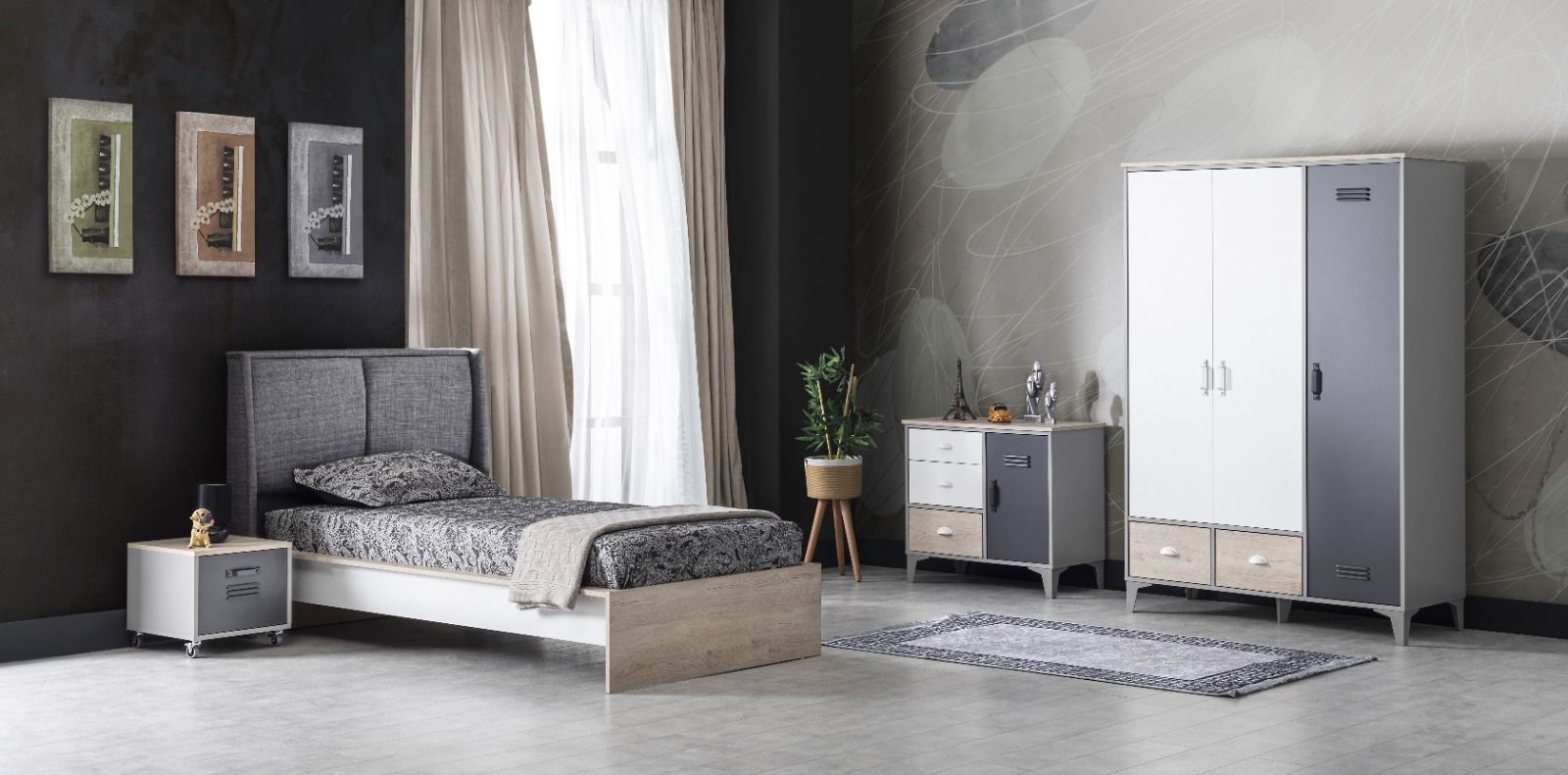 Lego Antrasit Genç Odası