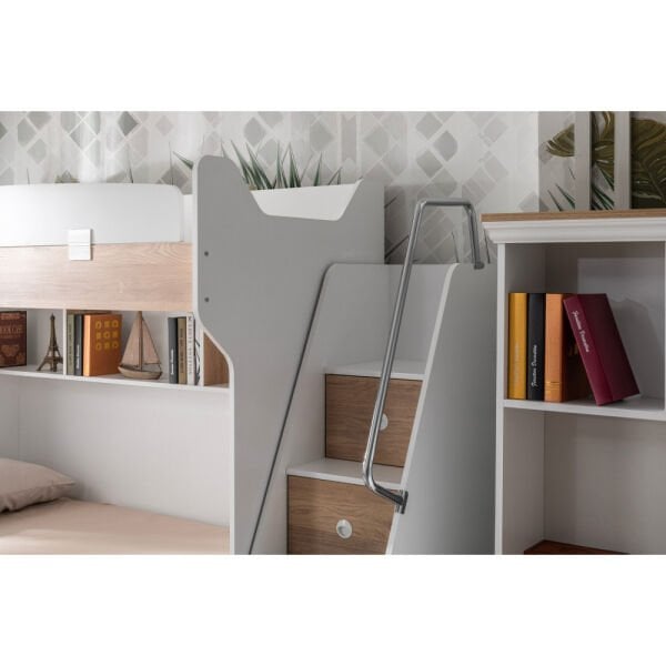 T-342 Tarz Ahşap Ranza Yavrulu ( 90X190 )