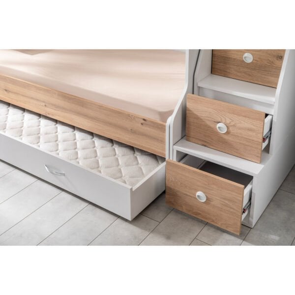 T-342 Tarz Ahşap Ranza Yavrulu ( 90X190 )