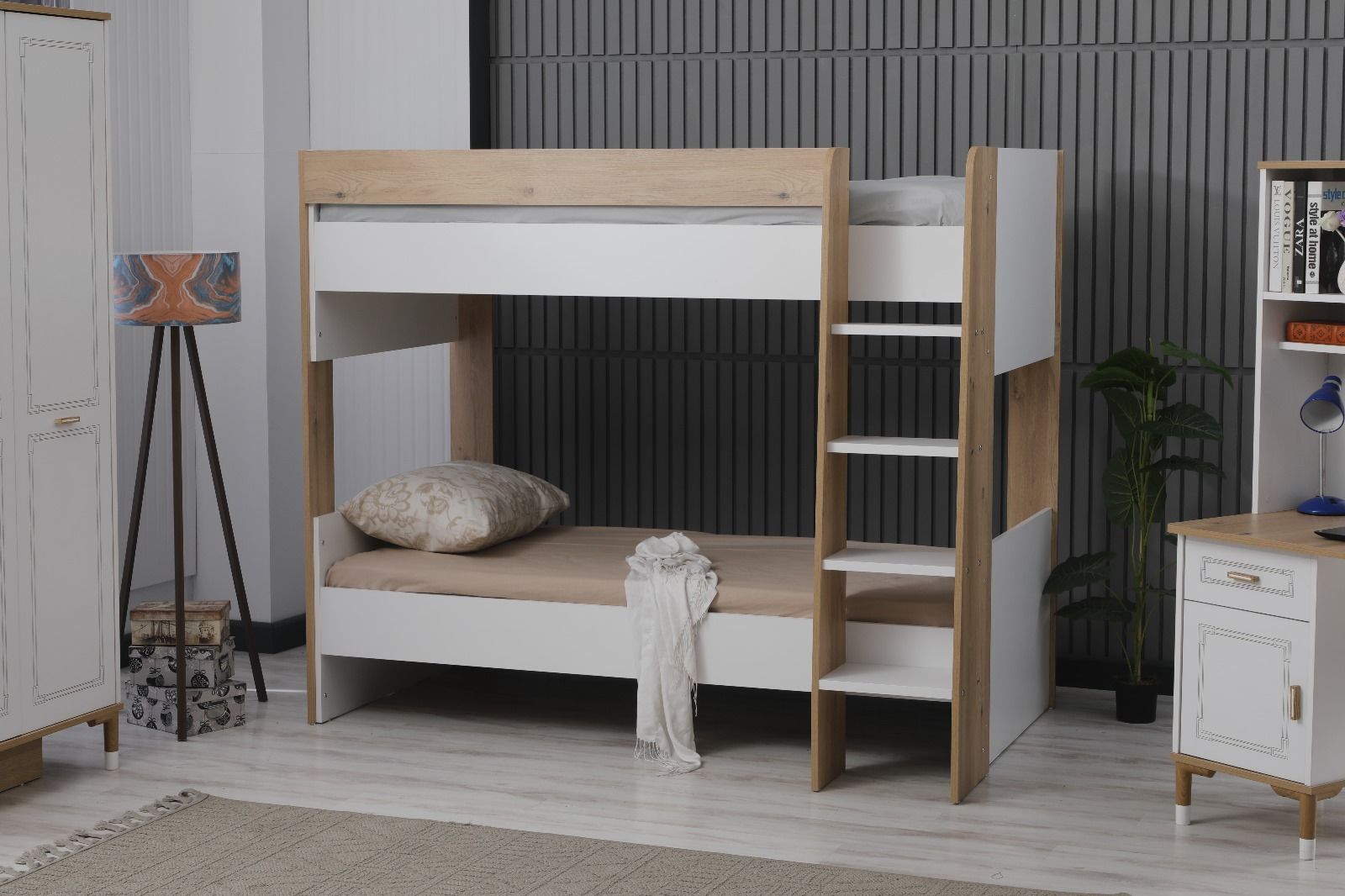 İkon Ahşap Ranza 90X190