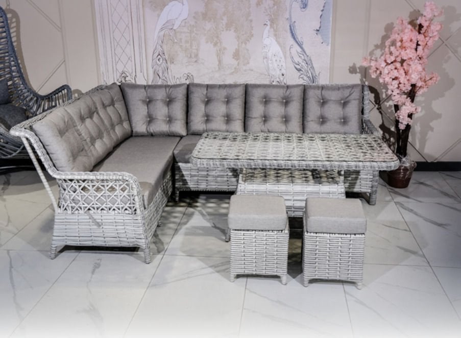 Rattan Bahçe Mobilya Köşe Takımı