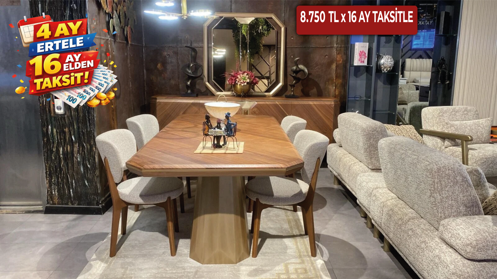 Marvel Yemek Odası Takımı