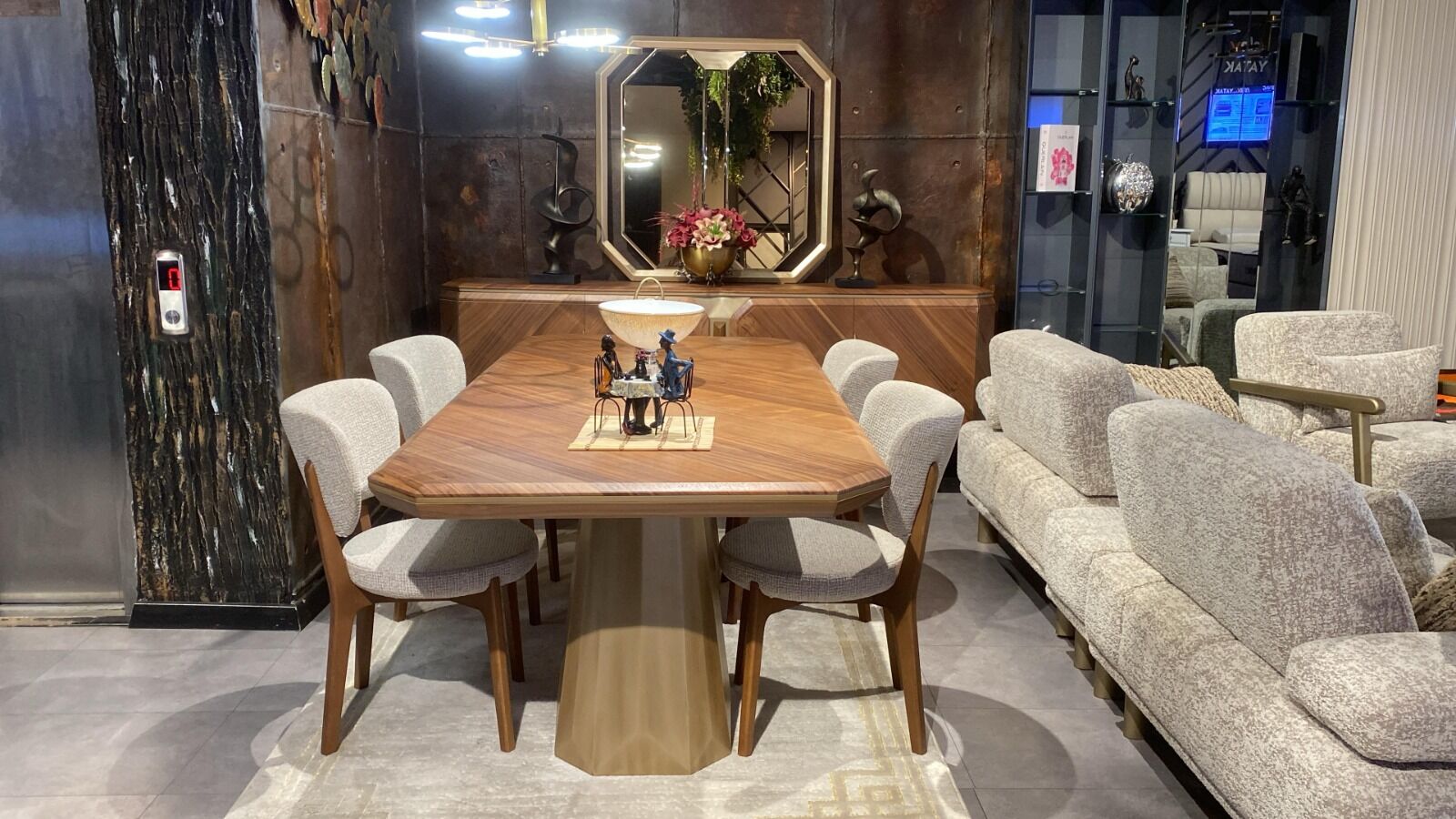 Outlet Marvel Yemek Odası Takımı