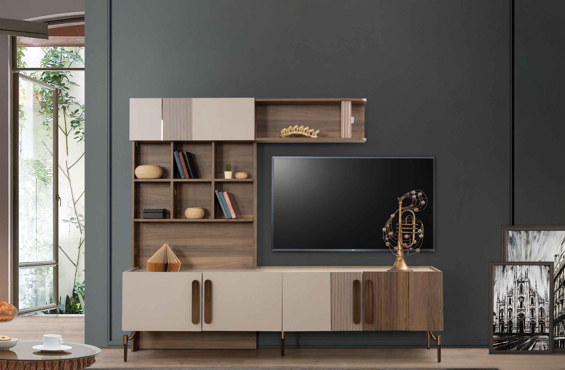 Viva Ahşap TV Ünitesi