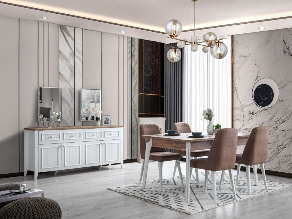 Kelebek Yemek Odası Takımı