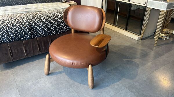 Outlet Ahşap Tekli Berjer