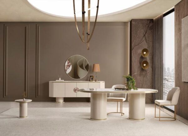 Cartier Yemek Odası - Krem
