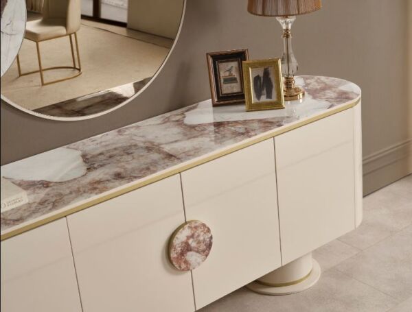 Cartier Yemek Odası - Krem