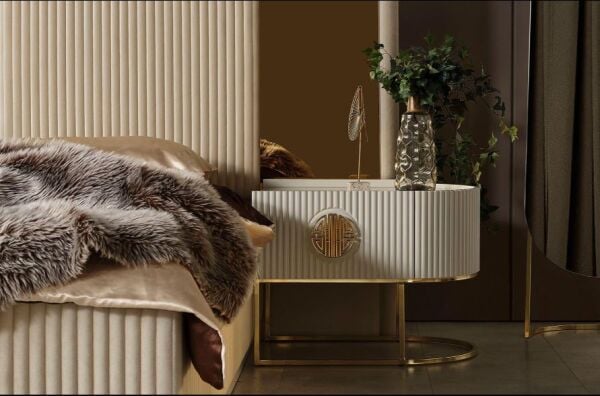 Gucci Yatak Odası Takımı- Krem