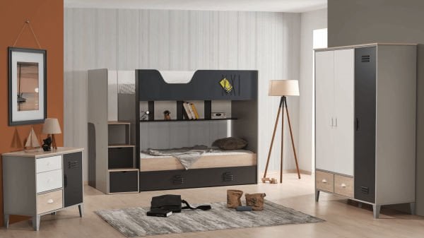 Ahşap Ranzalı Çocuk Odası