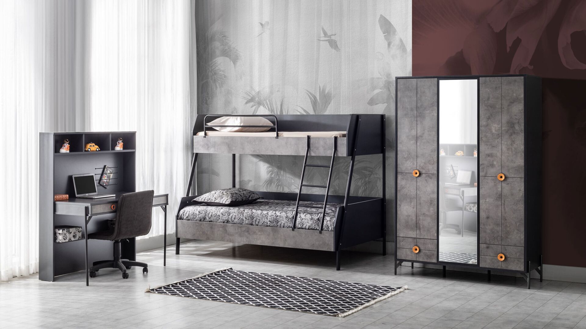 Prova Ahşap Ranzalı Çocuk Odası