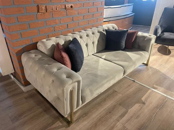 Outlet Chester Üçlü Koltuk