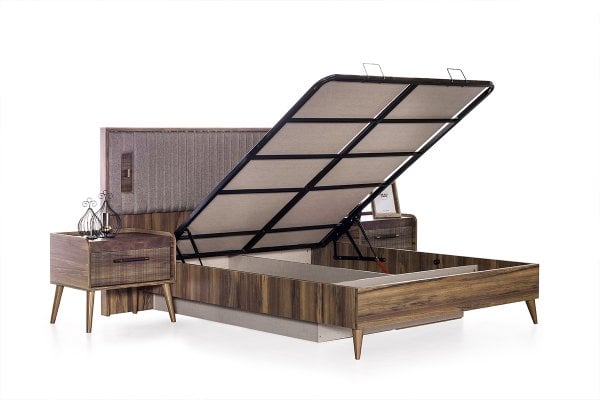 Vıntage Bazalı Karyola Başlığı