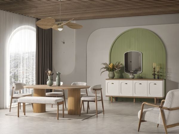 OUTLET Vintage Yemek Odası Takımı