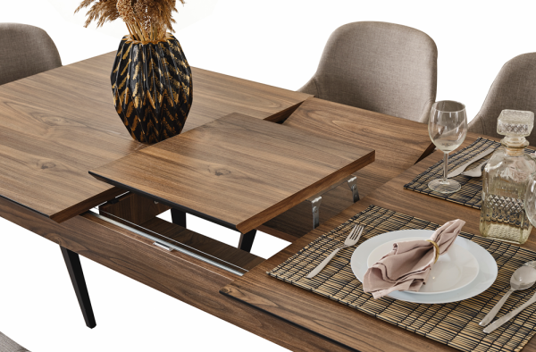 Outlet Asel Yemek Masası 4 Sandalye + 1 Bench