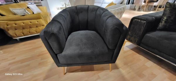 Outlet Siyah Eva Koltuk Takımı