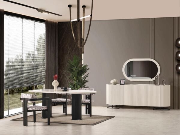 Bambu Yemek Odası Takımı