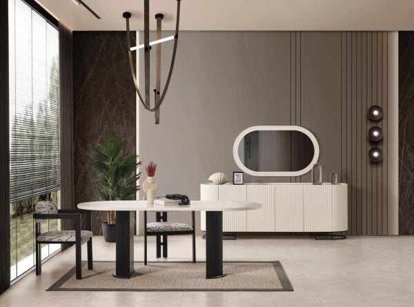 Bambu Yemek Odası Takımı