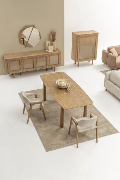 Venedik Latte Yemek Odası Takımı