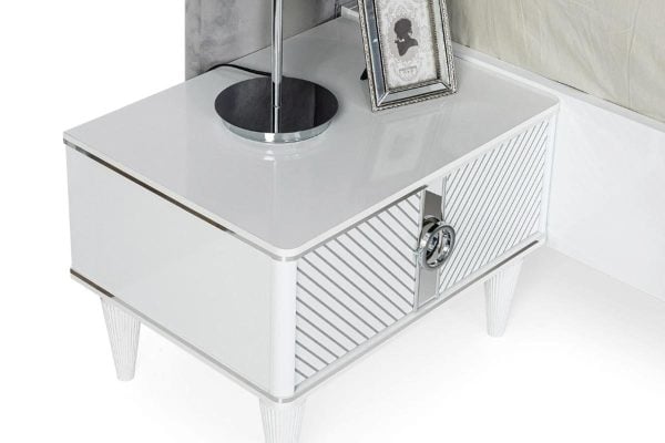 Outlet Angel Sürgülü Dolap + 1 Komodin