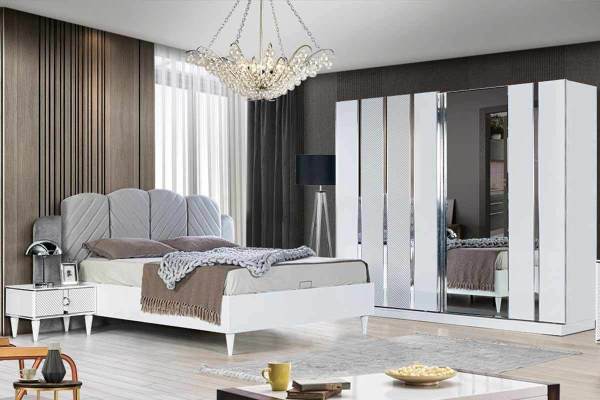 Outlet Angel Sürgülü Dolap + 1 Komodin