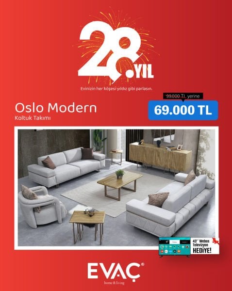 Oslo Modern Koltuk Takımı