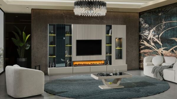 Everest Şömineli  Tv Ünitesi