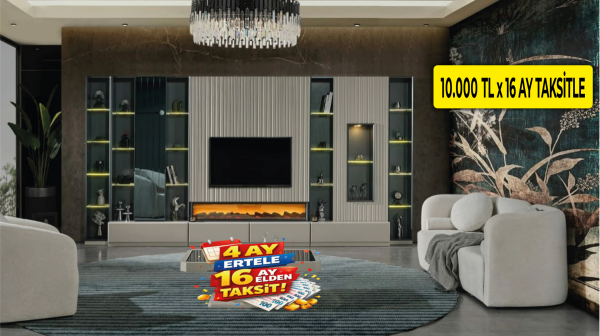 Everest Şömineli  Tv Ünitesi