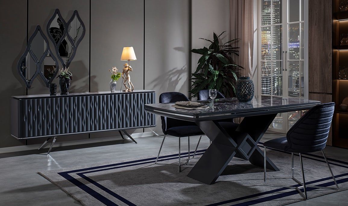 Yaprak Modern Yemek Odası Takımı