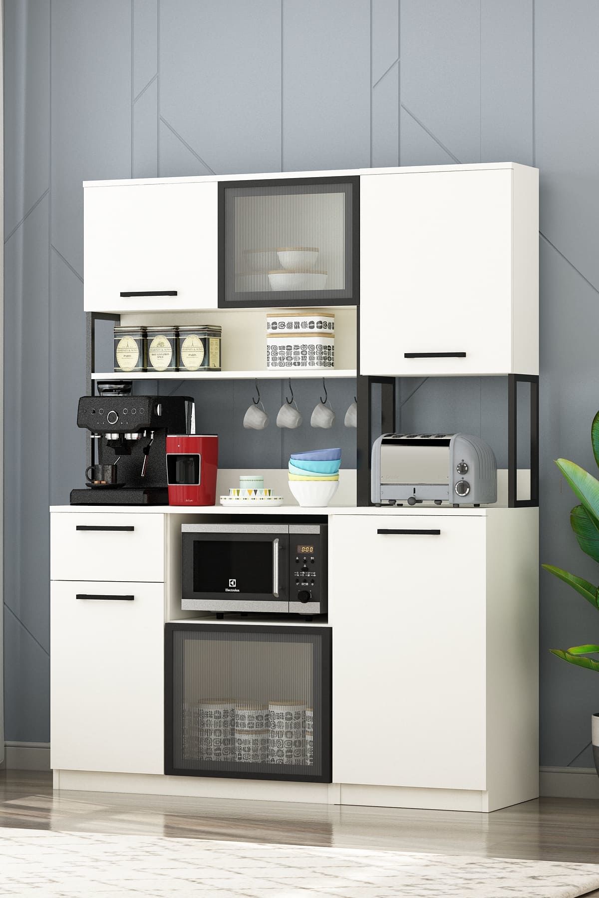 Leny 3 Kapaklı Kahve Köşesi