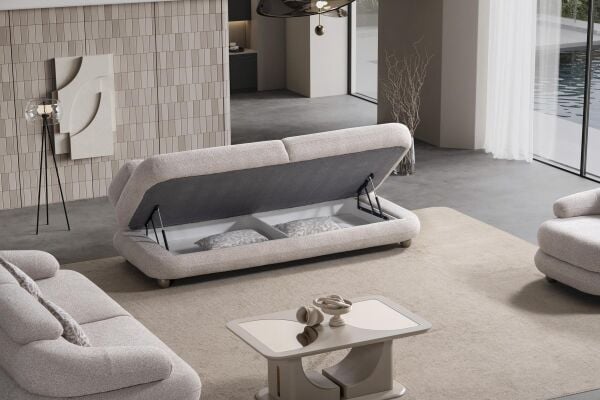 Tedy 3'lü Sandıklı Koltuk