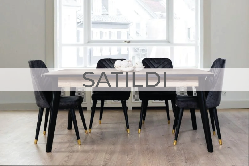 Outlet Linea Masa + 6 Sandalye