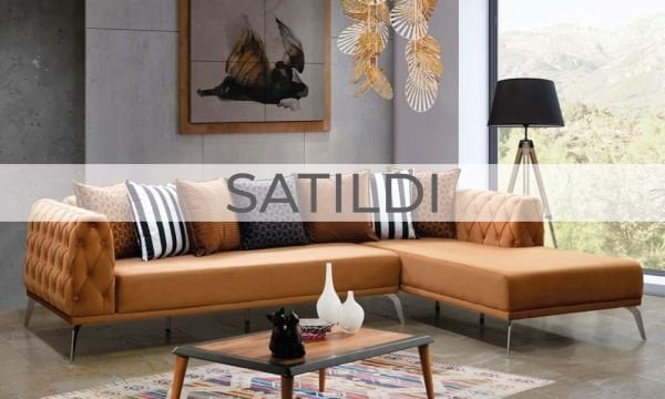 Outlet Silver Köşe Takımı
