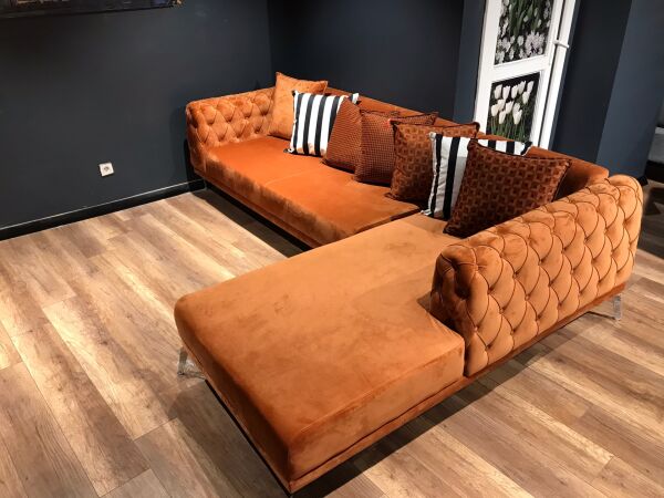 Outlet Silver Köşe Takımı