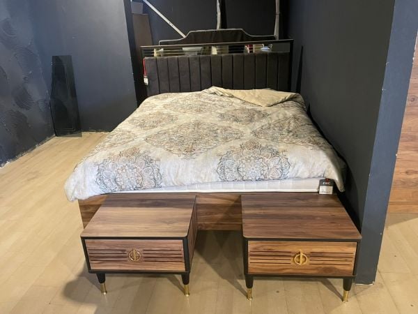 Outlet Linea Karyola Bazalı + 2 Komodin