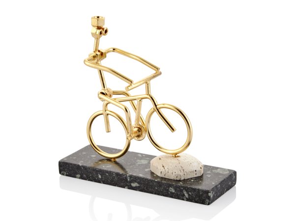 Bisikletli Gold Obje